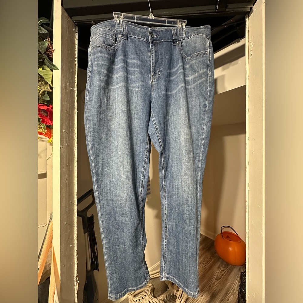 Melissa McCarthy - Seven7- Blue Straight Leg Jeans